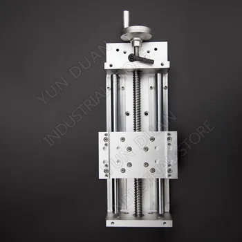 

600MM Stroke Heavy Load Manual Precision Milling Sliding Table Slide Linear Stage SFU1605 C7 Ball Screw SBR Guide Platform