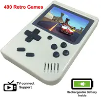 Taşınabilir 3 inç oyun konsolu 400 Retro oyunları 1 klasik 8 Bit el oyun oyuncu için LCD renkli ekran erkek hediyeler