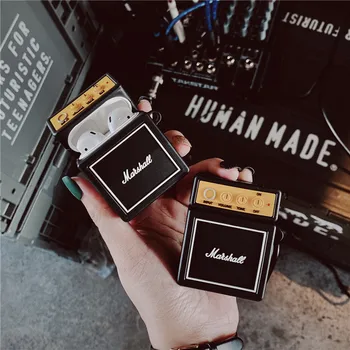 

For AirPods Pro Case 3D Retro Speaker Cartoon Soft Silicone Cases For Airpod Air pod 1/2 Case Cute Cover Funda