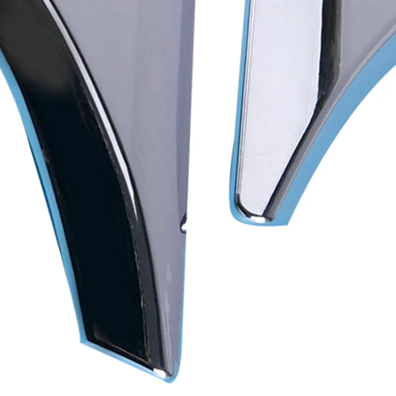 Car Spoiler Cover Car ABS Chrome 2Pcs Rear Window Tailgate Spoiler Trims Cover Fit for Nissan Qashqai J11 2014 2015