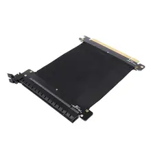 High Speed PC Graphics Cards PCI Express 3.0 16x Flexible Connector Cable Riser Card Extension Port Adapter for GPU with antijam high quality flexible 8cm 80mm 3 sli bridge pci e cable video card connector adaptor for asus nvidia flex cable