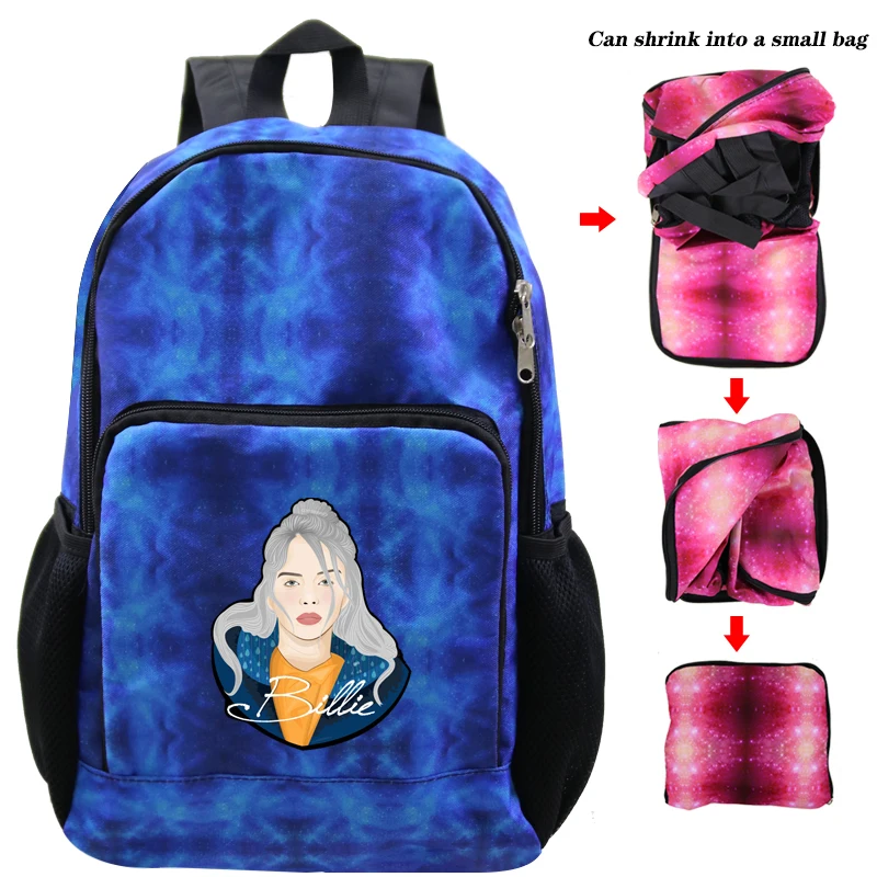 Mochilas Billie Eilish Рюкзак Студенческие школьные сумки для подростков сумка для ноутбука Рюкзаки Escolares Para Adolescentes