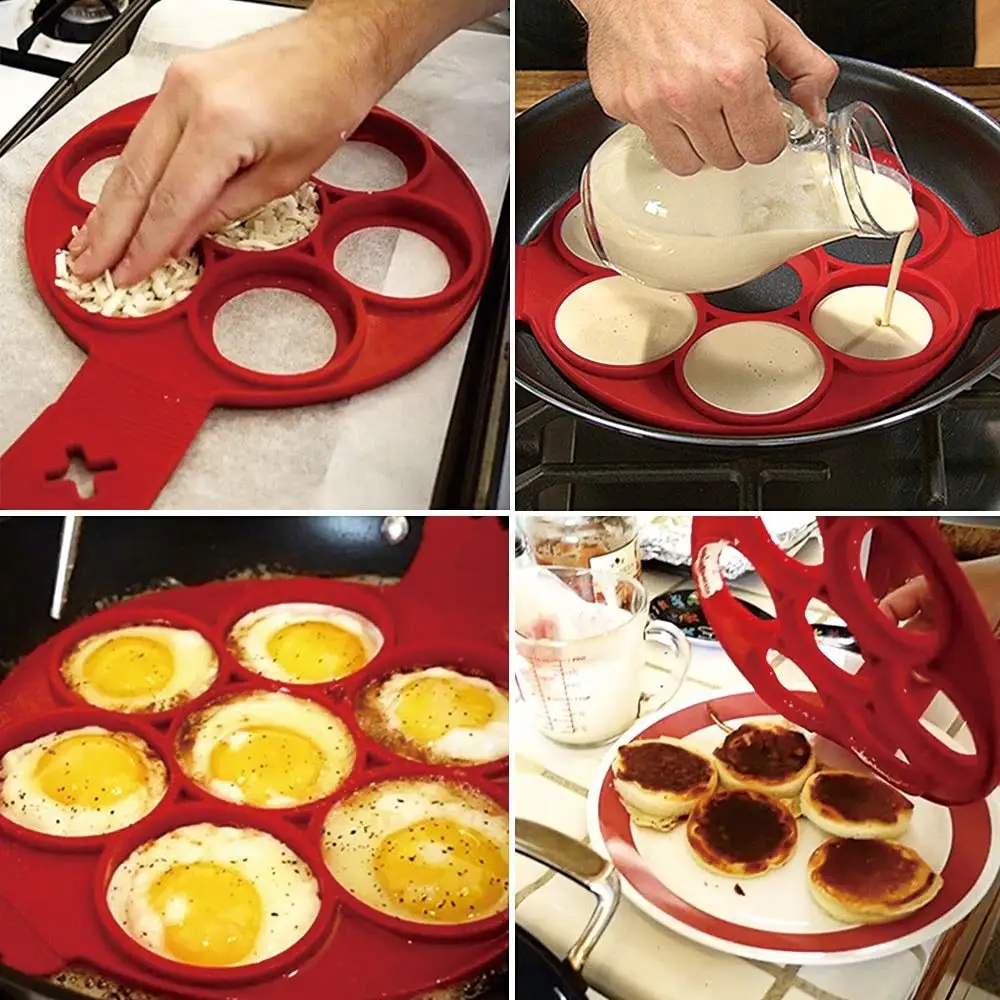 Блинница яйцо кольцо производитель антипригарное легкое фантастическое яйцо форма для омлета Кухонные гаджеты Инструменты для приготовления пищи силикон