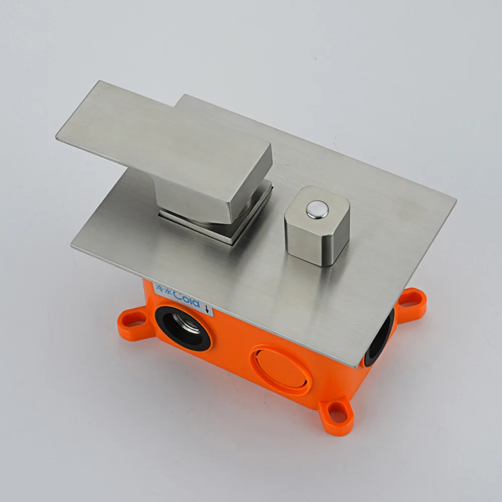 

304 Stainless Steel Concealed Wall-in Hotel Shower Faucet Embedded Box Hot And Cold Water Mixing Valve Switch Valve Body