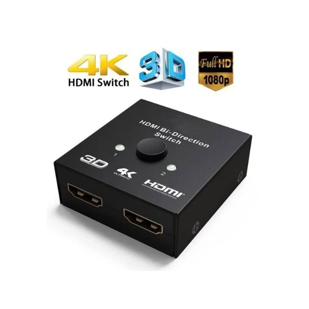 1x2 In Out UHD 4K Bi Direction HDMI 2,0 коммутатор сплиттер концентратор HDCP 3D HDMI сплиттер с Full Ultra HD