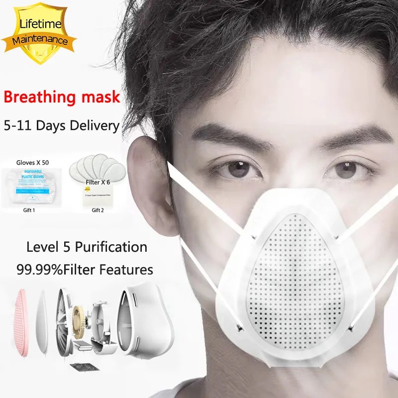 

Fast Delivery KN95 Mask Anti Mask Dust mask N95 Mask 99% Filtering Characte Electric mask silicone mask sports mask