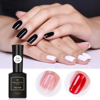 

BORN PRETTY Base Top Coat 15ml Gel Polish UV Shining Soak Off Reinforce UV Gel Function Nail Art Manicuring Gellack Gel Varnish