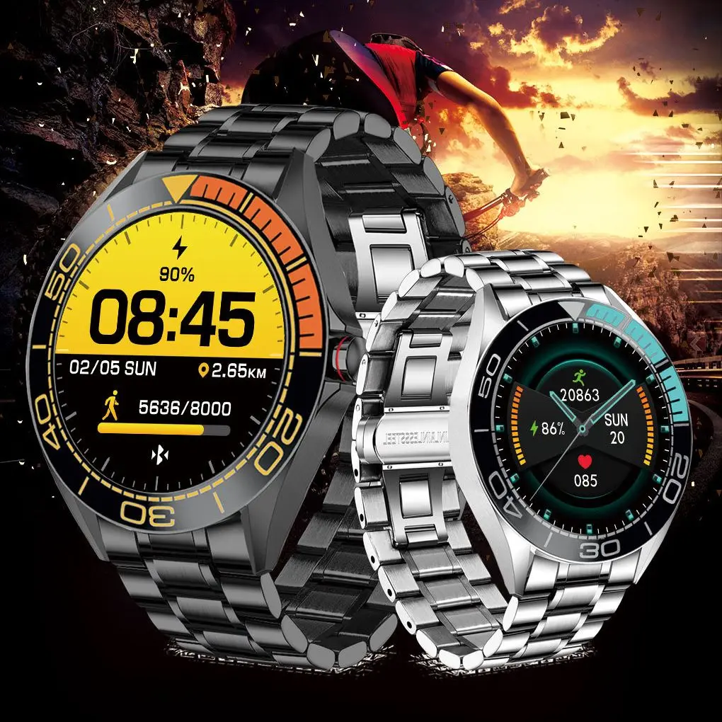 

LIGE Smart Watch Full Touch Screen Sport Fitness Watches IP68 Waterproof Bluetooth Connection For Phone Men's Smartwatch Relogio