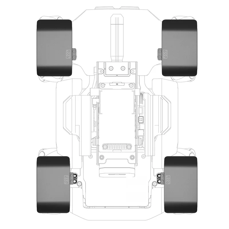 Для DJI RoboMaster S1 Mudguard camera отвертка защитная пленка cnc высокопрочная алюминиевая alloyуплотненная колесо для DJI RoboMaster S1