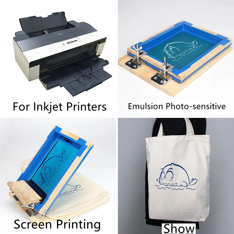 30 Meter Roll Silk Screen Printing Inkjet Film Paper Waterproof PET