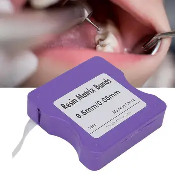 

Transparent Durable Orthodontic Resin Matrice Bands Portable Strips Dental Department Tools for Teeth Restoration Oral Care Tool
