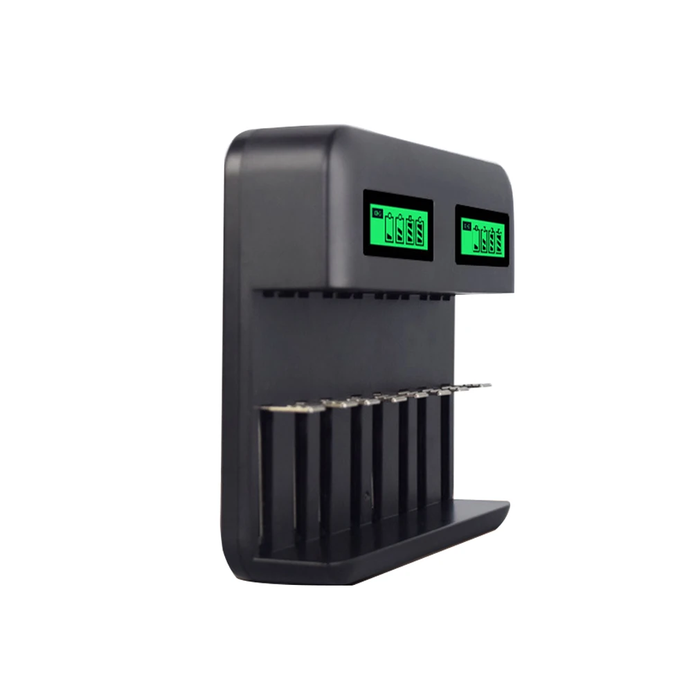 ЖК-дисплей универсальное умное зарядное устройство для путешествий USB быстрая электронная независимая офисная Портативная Домашняя батарея для AA C D размер