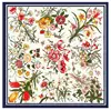 Silk Scarf Women Large Shawls Stoles Cashew Print Square Scarves Echarpes Foulards Femme Wrap Bandanas 130*130CM 4