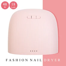48W Professional UV Lamp LED Sunlight Nail Dryer Lamp Fast Curing For All Gel Polish Nail Art Tool Smart Timing Equipment BE1504