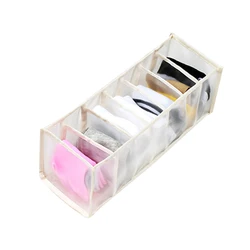 Compact Foldable 30 - Grid Underwear and Sock Storage Box Organizer (Beige 7grids)
