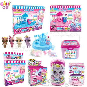 

Original EAKI New Magic Set DIY Puzzle Girl Toy Children Handmade Colorful Mud Fun Toys Educational Toys Girl Toys for Kids