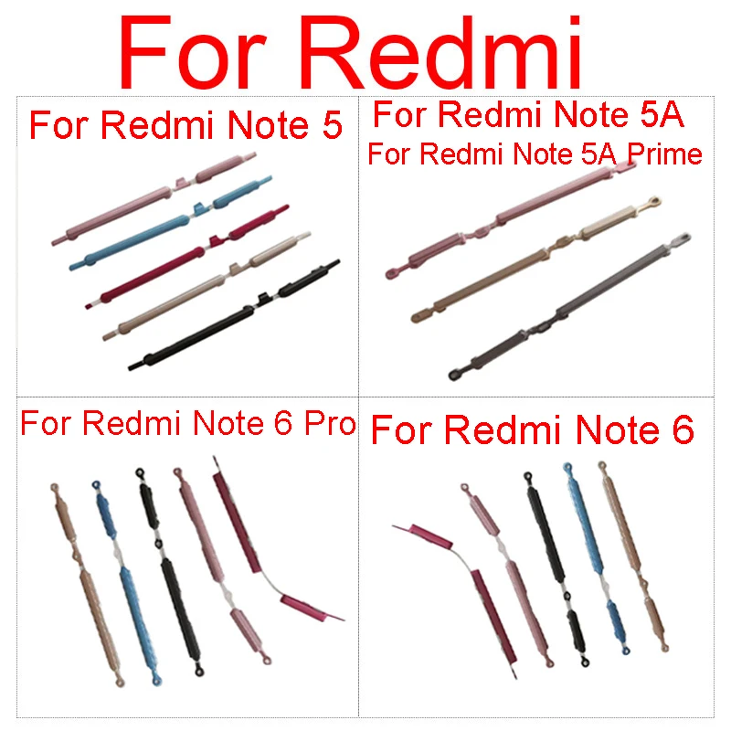 Note 5 Pro Gold Power Button and Volume Control Button for Xiaomi Redmi Note 5 Note 5 Pro Gold Power Button and Volume Control Button for Xiaomi Redmi Note 5