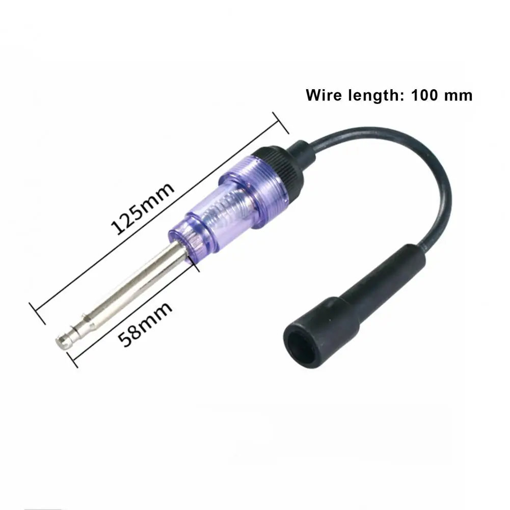 Car Spark Plug Tester Accurate Universal High Voltage Resistance Metal Stable Ignition Diagnostic Tester for Car Accessories