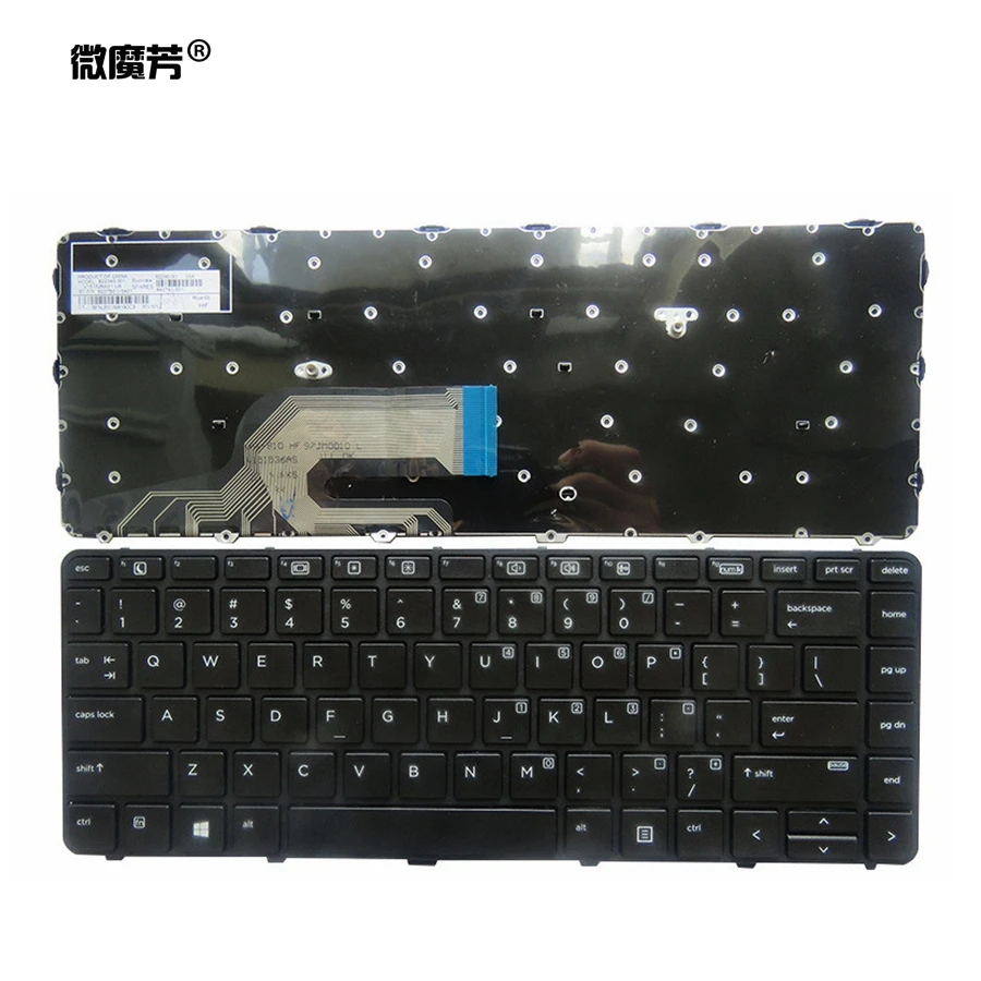 Новая клавиатура для ноутбука HP Probook 430 G3 G4 440 445 640 645 G2 английская черная с
