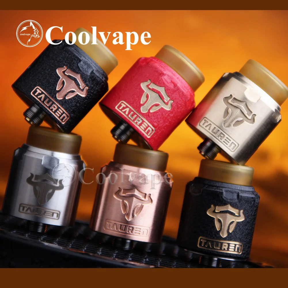 Coolvape оригинальный THC Tauren RDA BF pin двойные катушки контроль воздушного потока