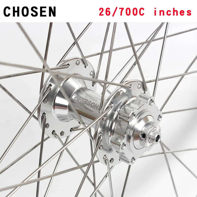 Road Bike Wheelset 700C Mountain bike 26 inches Bearing Wheels Disc brake 7-10 speed Front Rear Aluminum alloy Wheelsets