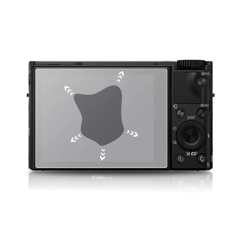 2 шт. камера дисплей экран Защитная пленка для sony RX100 DSC-RX100VI черная карта M6 M7 9H ЖК закаленное стекло