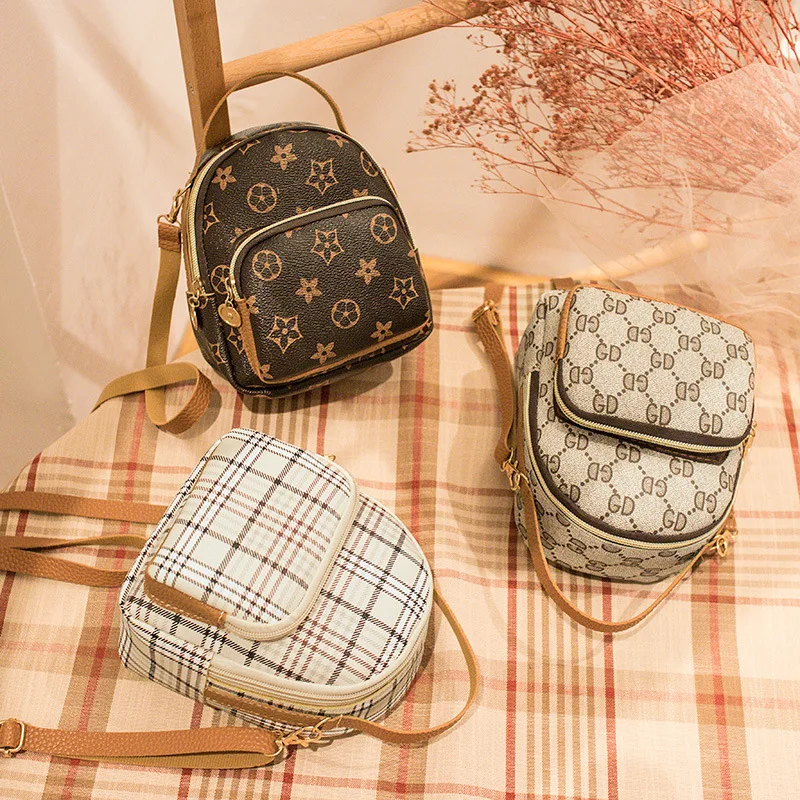

Small Backpack Women Leather Shoulder Bag 2019 Autumn Multi-Function Mini Backpacks Female School Bagpack Bag For Teenage Grils