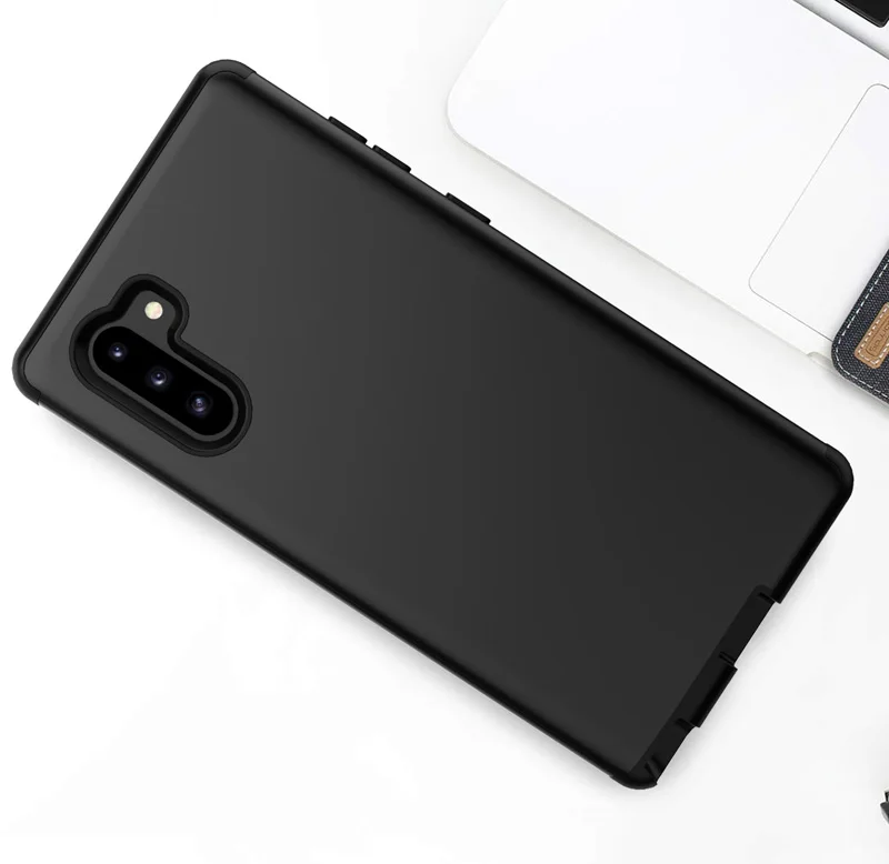 3 в 1 ударопрочный ударозащитный чехол для samsung Galaxy Note 10 Plus прочный защитный чехол