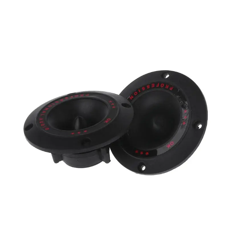 

2PCS 2PCS Piezoelectric Tweeter 3" Audio Speaker Treble Ceramic Piezo Loudspeaker PA/DJ Tweeters Replacement Home Subwoofer DIY