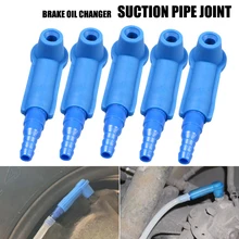 

5Pcs Oil Pumping Pipe Car Brake System Fluid Connector Oil Drained Quick Exchange Tool Oil Filling Equipment Brake Oil Exchange