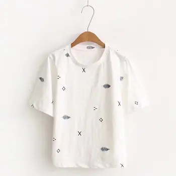 

Cotton Women T Shirt 2019 Casual Loose Style T Shirt Women T-Shirt TShirt Femme