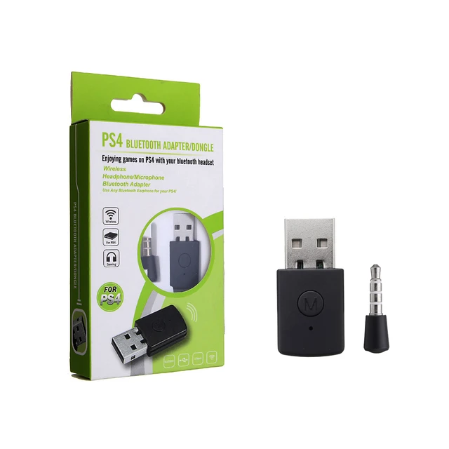 PS4 Bluetooth Adapter - Mini USB 4.0 Bluetooth Adapter/Dongle Receiver and  Transmitters, Compatible with PS4 Playstation