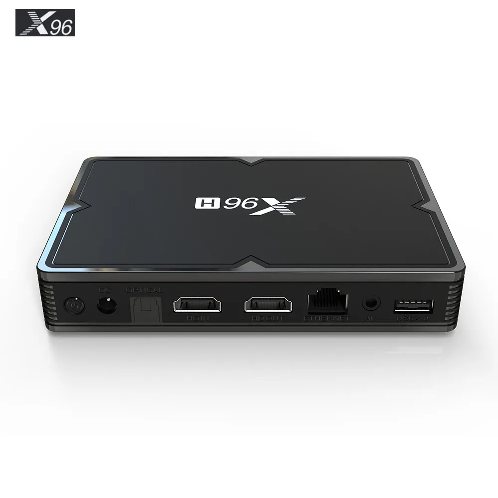 10 шт./лот X96H 6K Android 9,0 ТВ приставка 4G 32G H603 H6 двухдиапазонный Wifi BT Поддержка HD IN OUT Поддержка Youtube Netflix телеприставка
