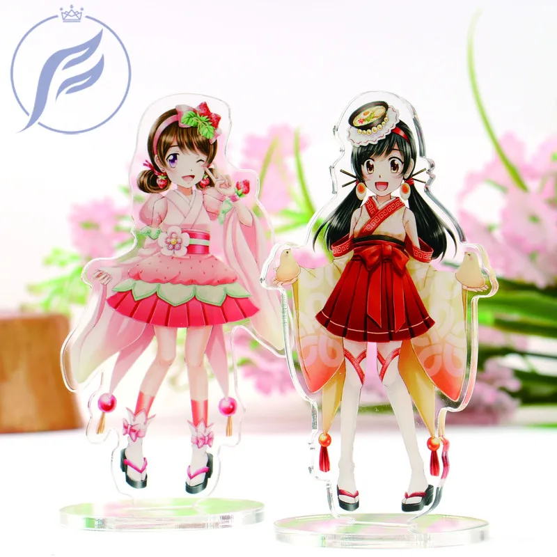 

FANGQINGMAO 7CM High Quality Festival Clear Custom Acrylic Stand Custom Character Figure Model Display Acrylic Stand