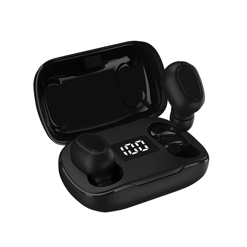 Shipping bluetooth headset digital display headset noise reduction bluetooth sports headset XT7 TWS mini in ear wireless stereo