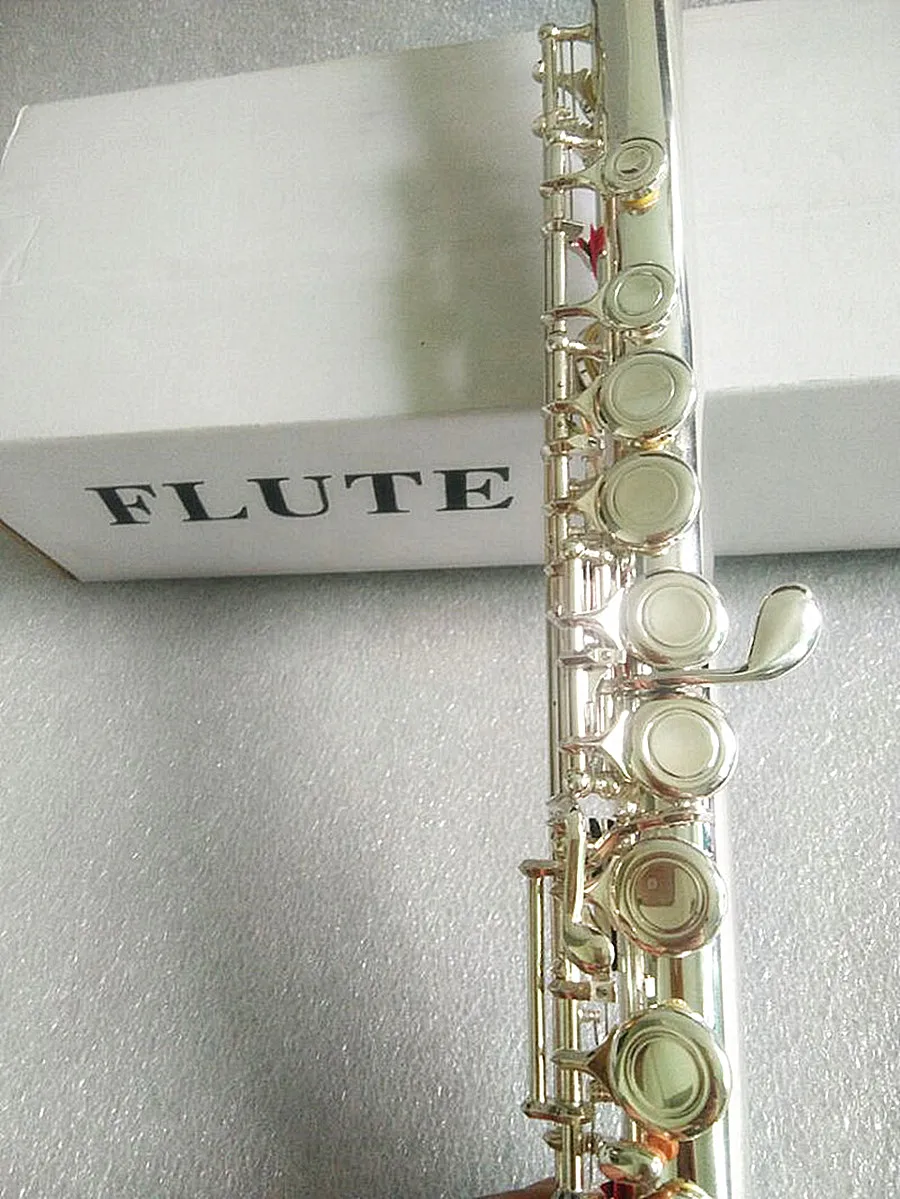 Флейта высокого качества Серебряная флейта FL211SL модель музыкальный инструмент флейта 16 на C тюнинг и e-ключ профессиональная музыкальная флейта
