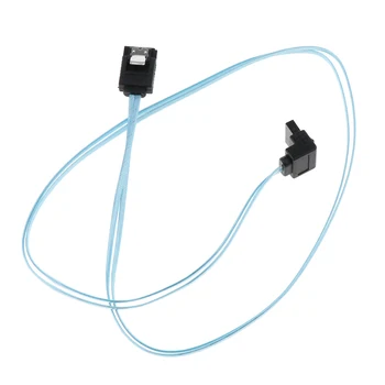 

90 Degree Right Angle SATA 3.0 Cable Cord, with Locking Latch
