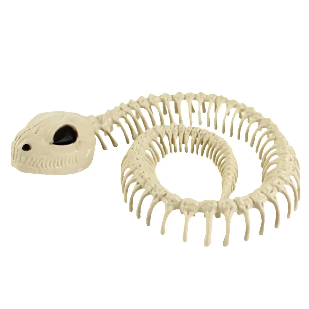 Halloween decorationg horror house outdoor scary Halloween Skeleton Animal Snake Bones Horrible Decoration Toy D30918