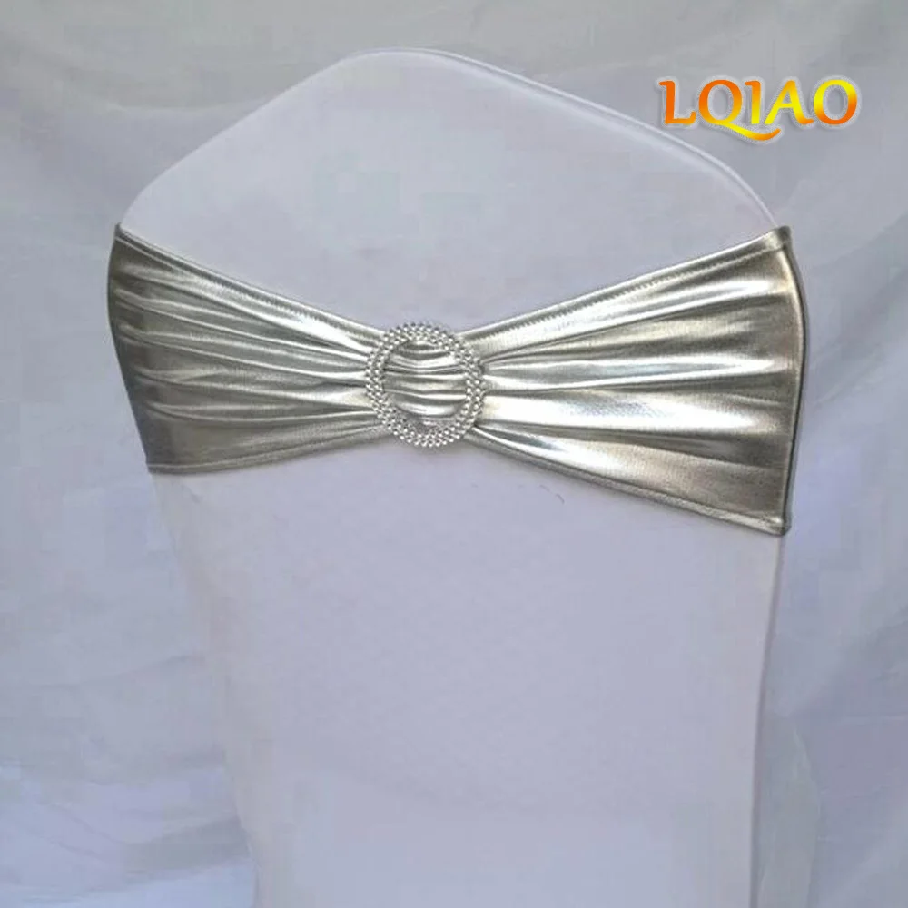 Silver Bronzing Chair Cover