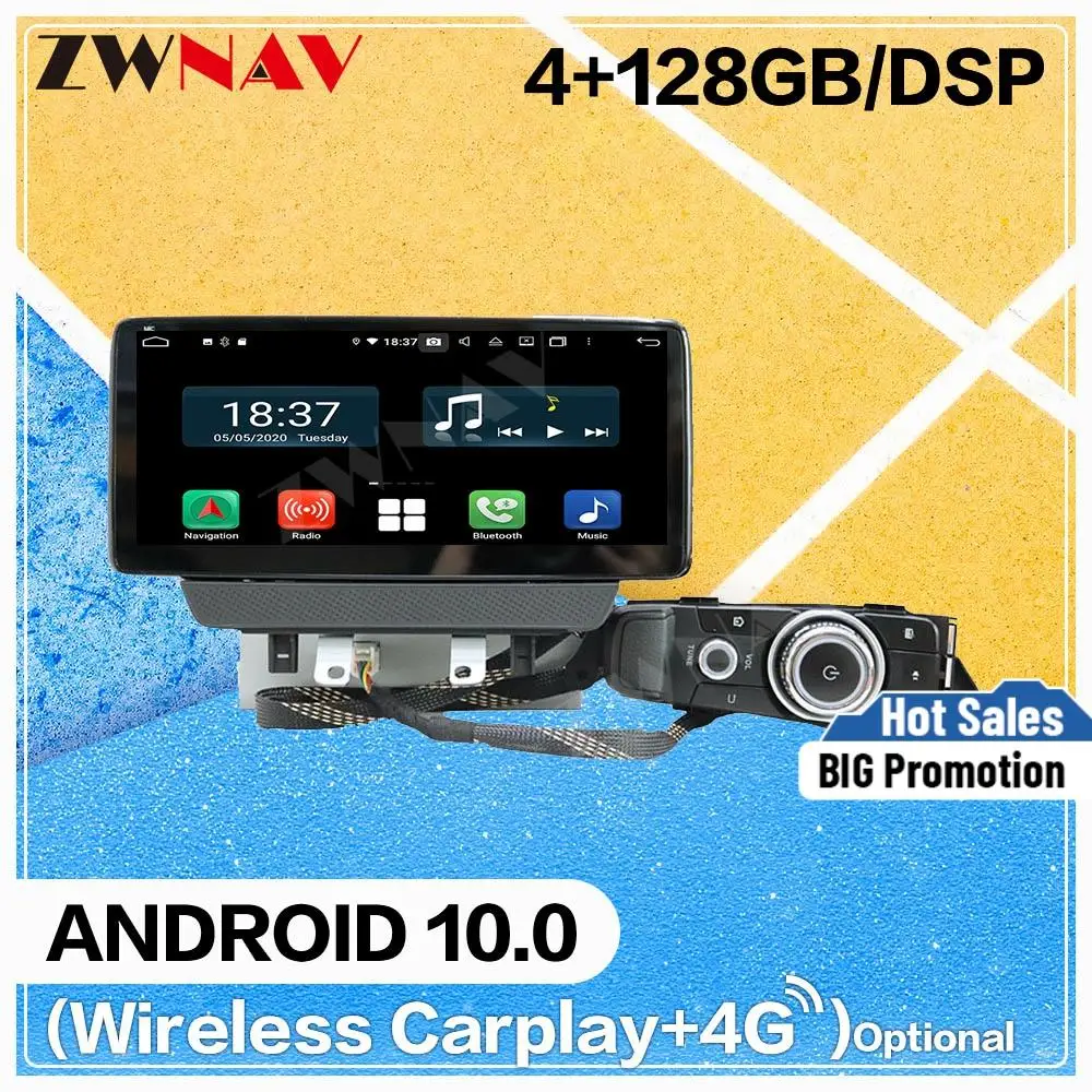 128GB Carplay Android 10 screen Multimedia DVD Player for Mazda CX-3 2018 2019 car BT GPS Navigation Auto Radio Stereo Head unit |