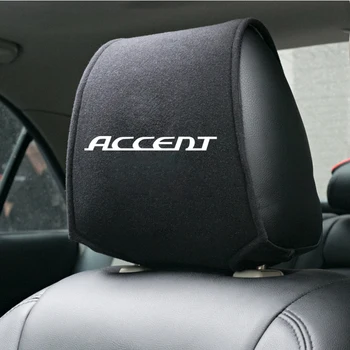 

1PCS Hot car headrest cover fit for hyundai ACCENT Ix35 I40 IX20 Veloster Accessories Car Styling