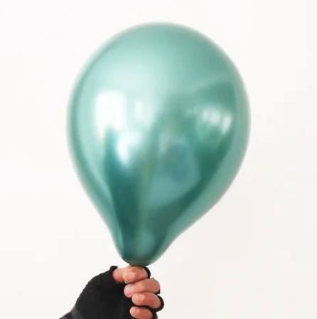 10 шт. латексный шар, украшение для дня рождения, надувной шар, принт со смайликом и собакой, детские игрушки в горошек, воздушный шар для детского душа - Цвет: green