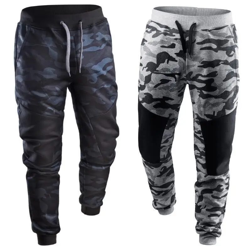 

2018 Autumn And Winter New Style MEN'S Wear Camouflage with Drawstring Skinny Casual Pants Men Cool Joint Trousers 3079