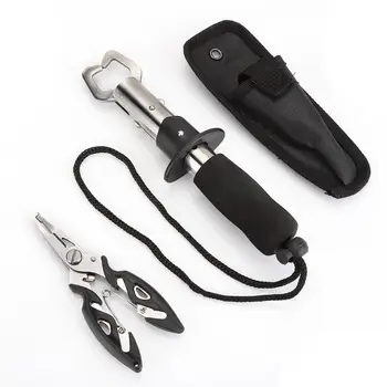 

Stainless Steel Straight Handle Fishing Control Grip Small Pliers Multifunction Combination Tool