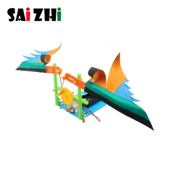 

Saizhi DIY Assembled Mechanical Wings Model Hand-Made Children Educational Science Experiment Technology Toy Set For Kids