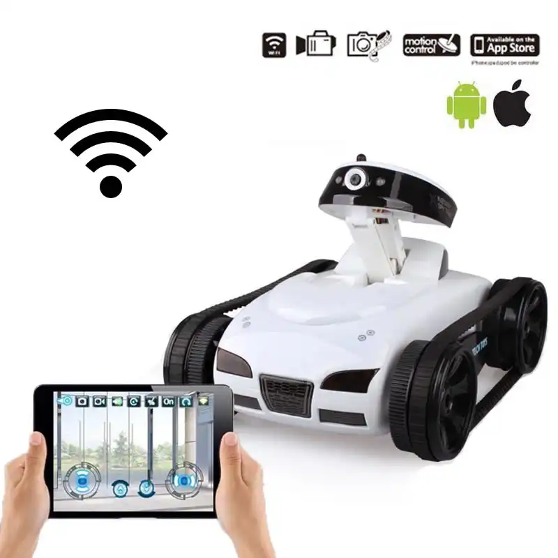 remote control robot with video camera