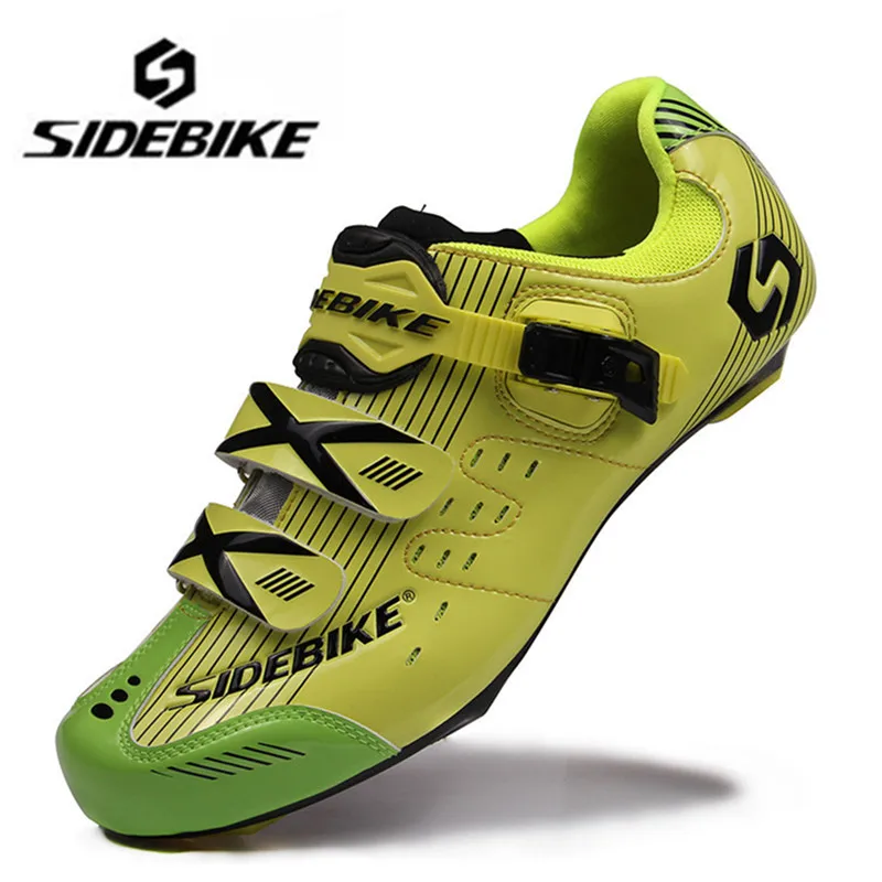 SIDEBIKE/велосипедная обувь для шоссейного велосипеда, набор с педалью, мужские велосипедные гоночные спортивные кроссовки sapatilha ciclismo для шоссейного велосипеда с автоматической блокировкой