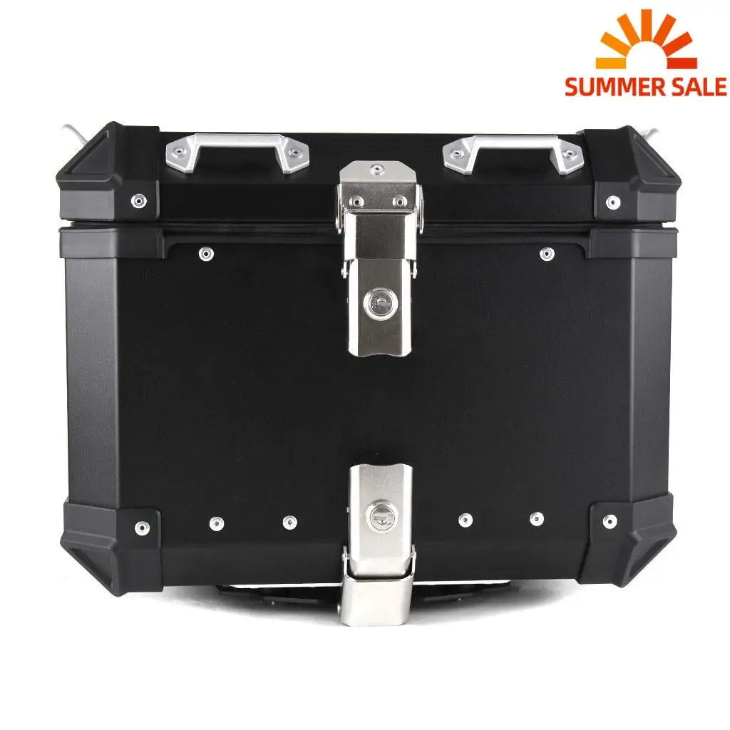 Motorcycle Top Rear Luggage Tool Box Case Helmet Storage Trunk Travel
