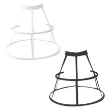 Свадебный кринолин нижняя юбка для женщин девочек эластичный пояс регулируемый Pannier Нижняя юбка 2 обруч юбка с узором клетка