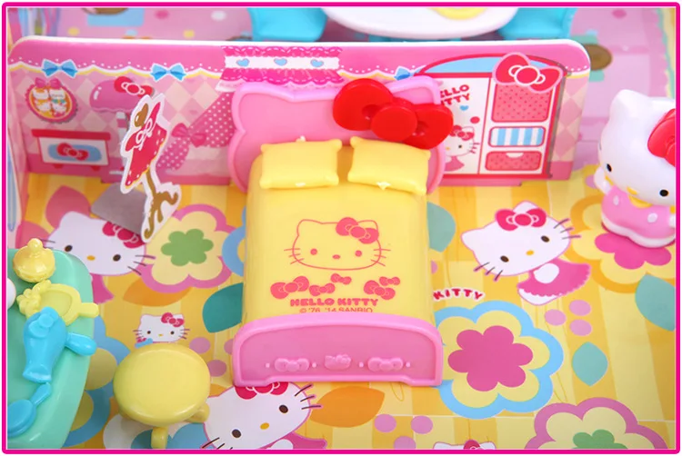 50061 Hello Kitty hello kitty Home Set Model Kitchen Furniture GIRL'S Play House Toys